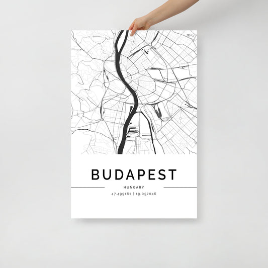 Budapest City Map