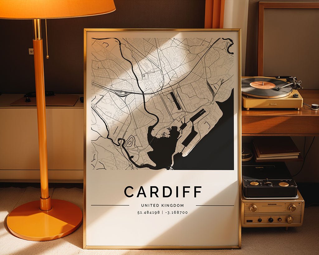 Cardiff City Map