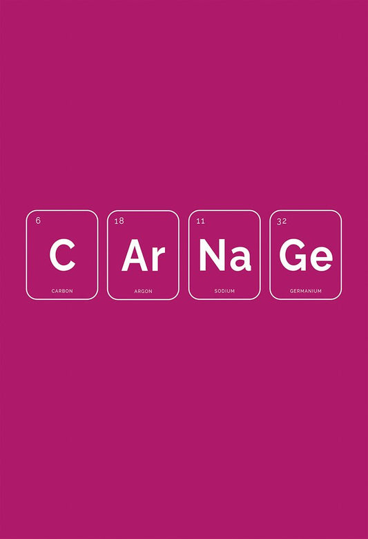 CARNAGE – Periodic Table Wall Art