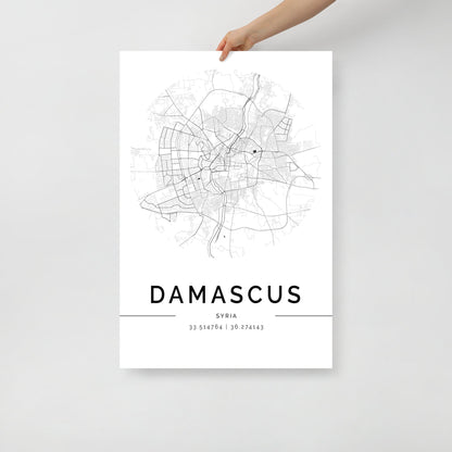 Damascus City Map