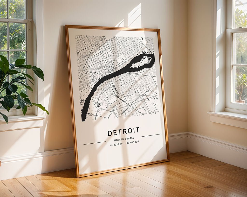 Detroit City Map