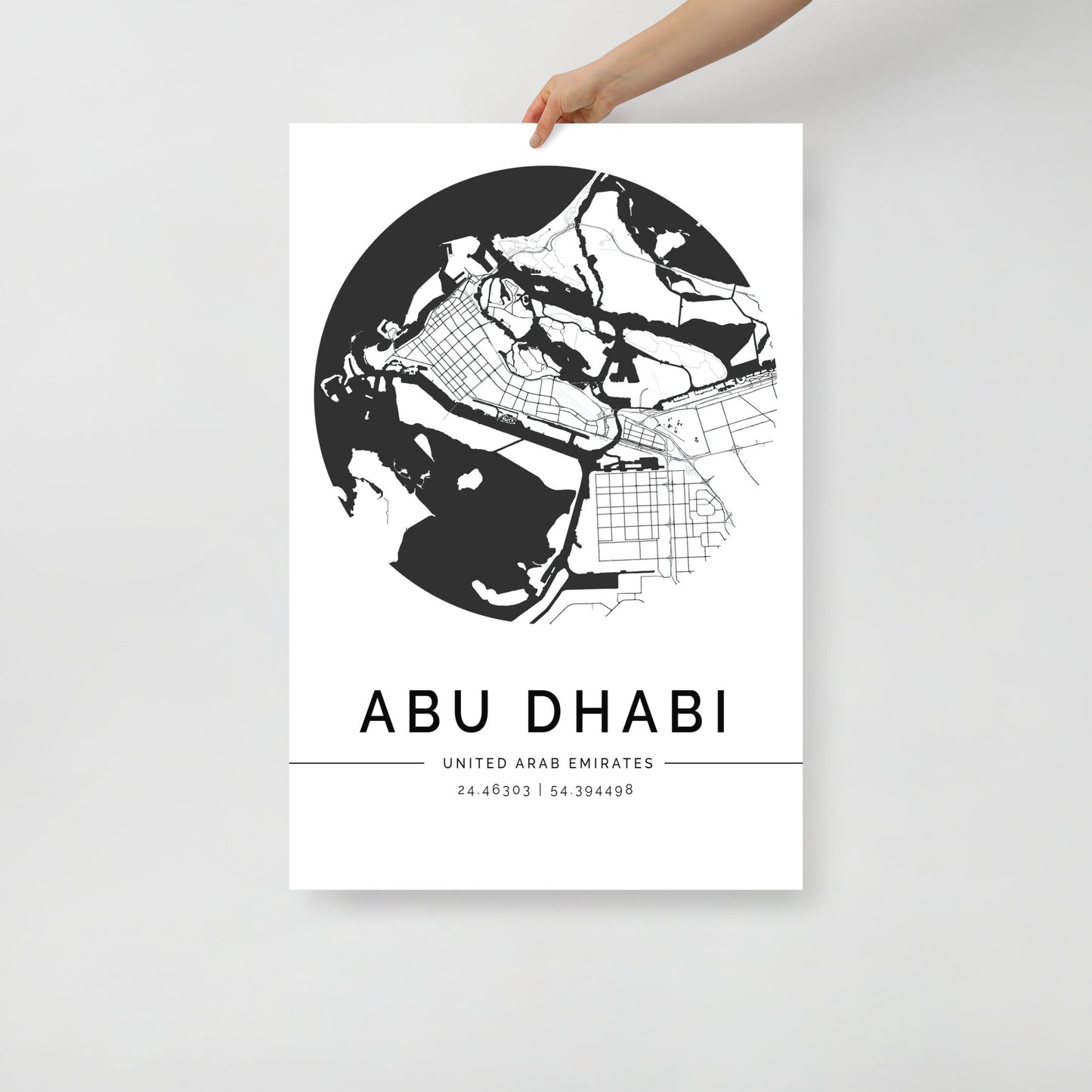 Abu Dhabi Map