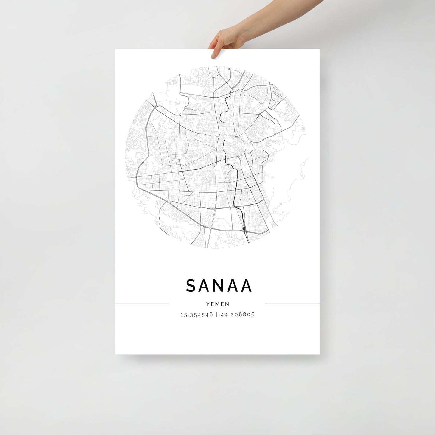 Sanaa Map