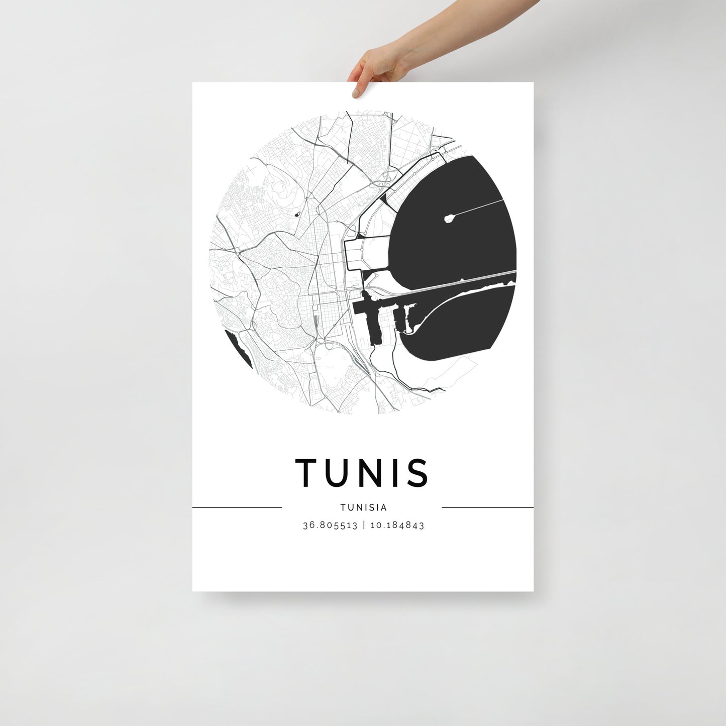 Tunis Map