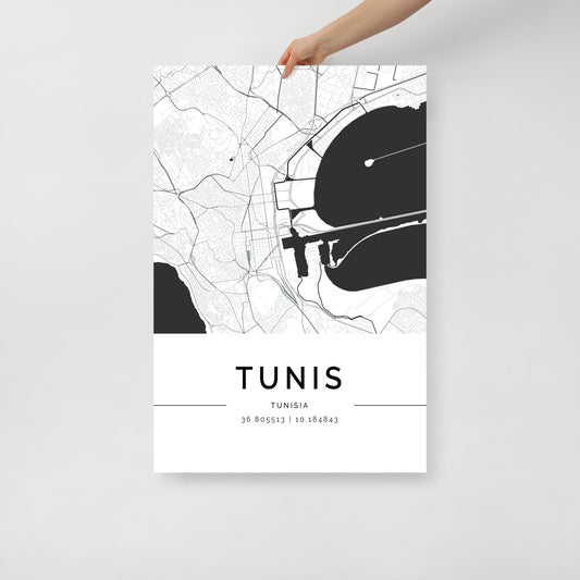 Tunis Map