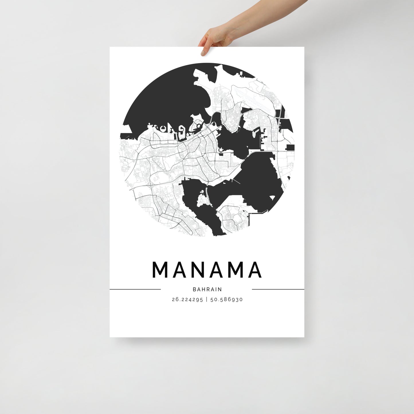 Manama Map