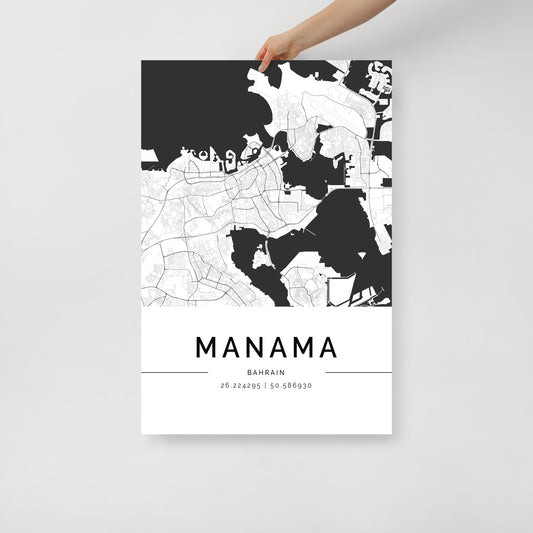 Manama Map