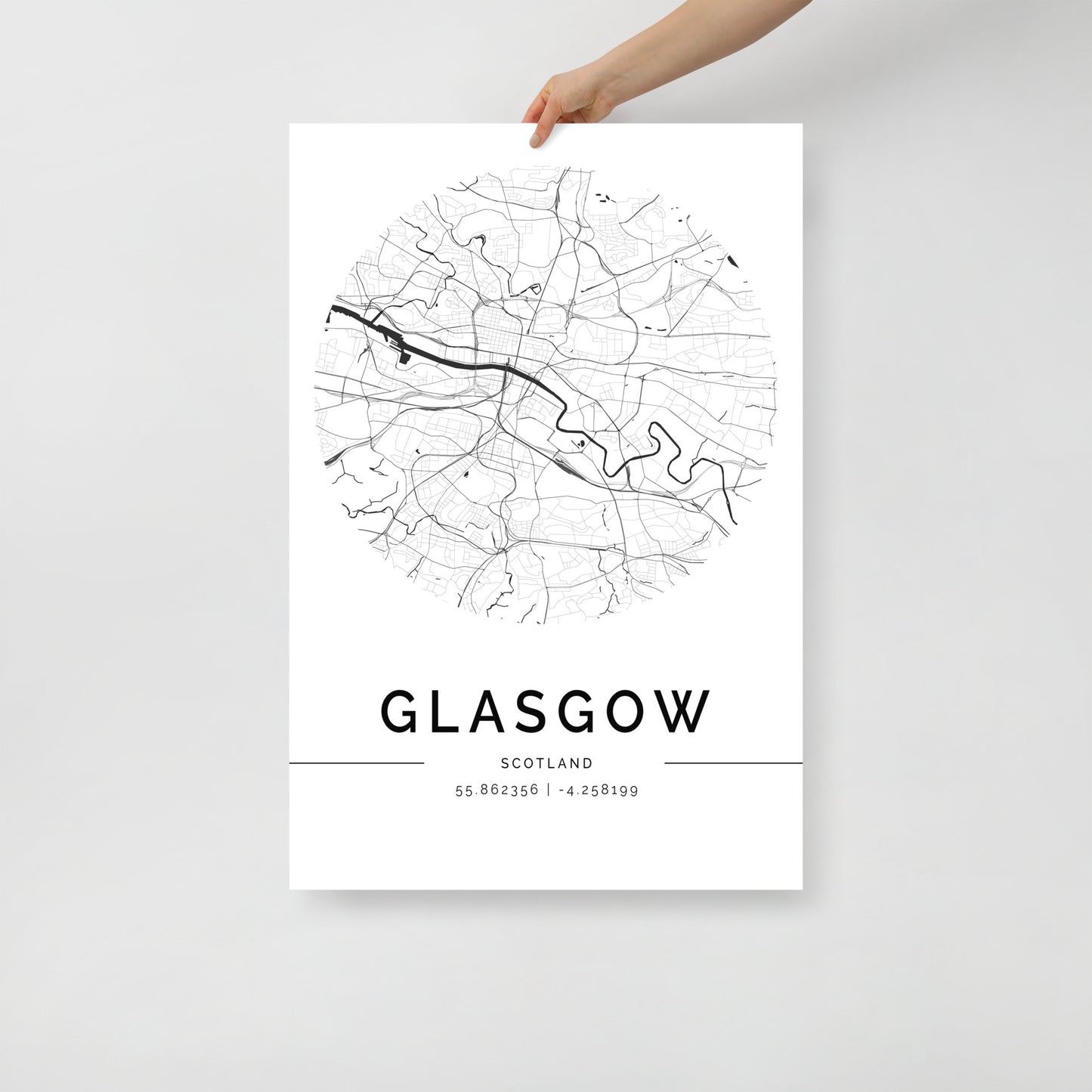 Glasgow Map