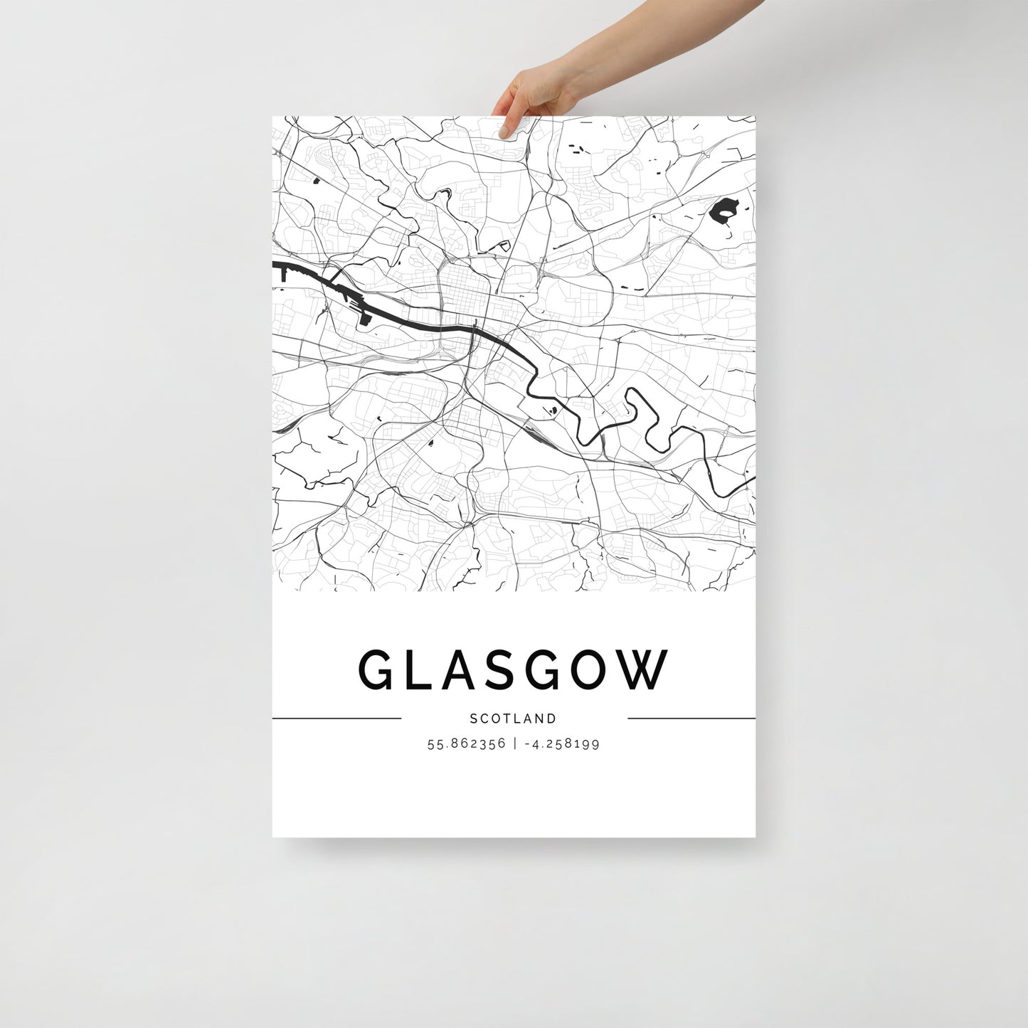 Glasgow Map