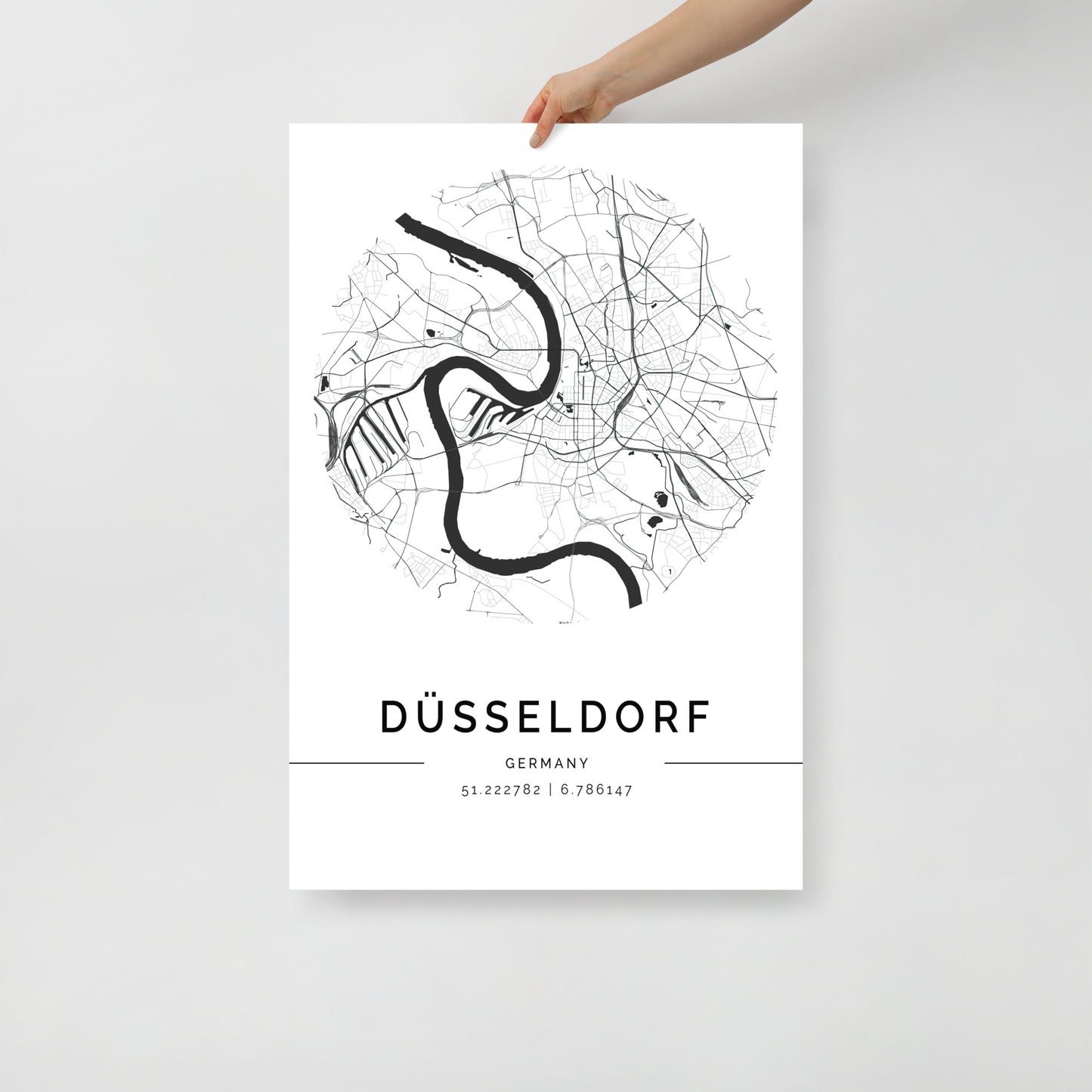 Düsseldorf Map