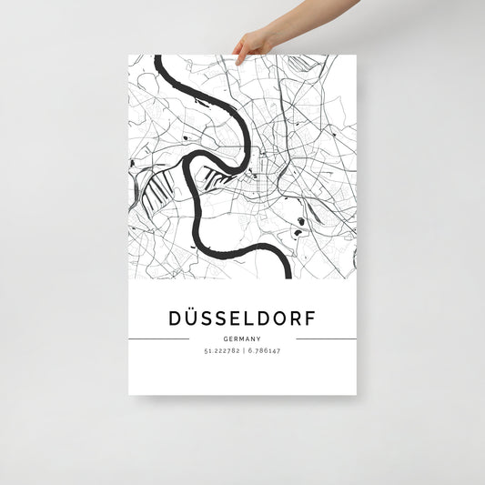 Düsseldorf Map