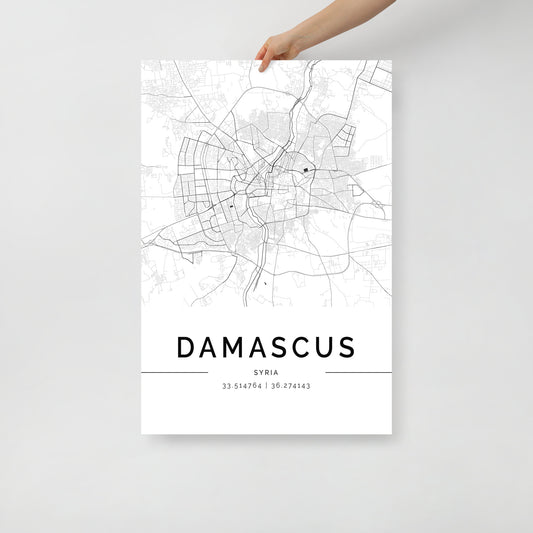 Damascus Map