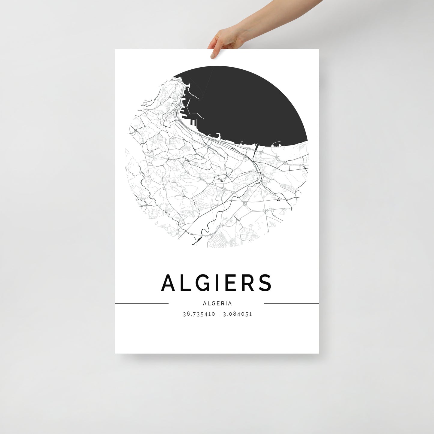 Algiers Map