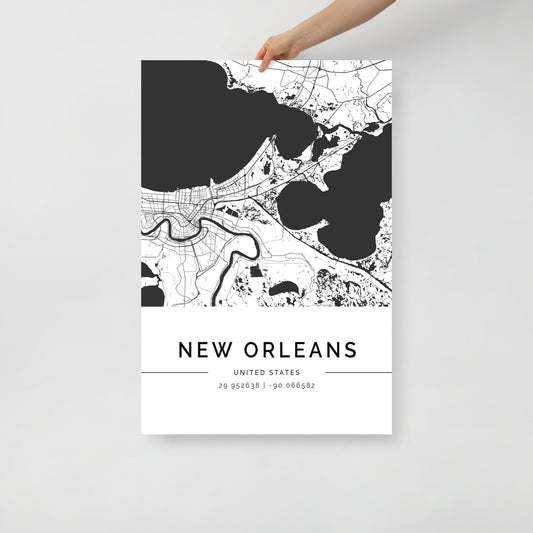 New Orleans Map