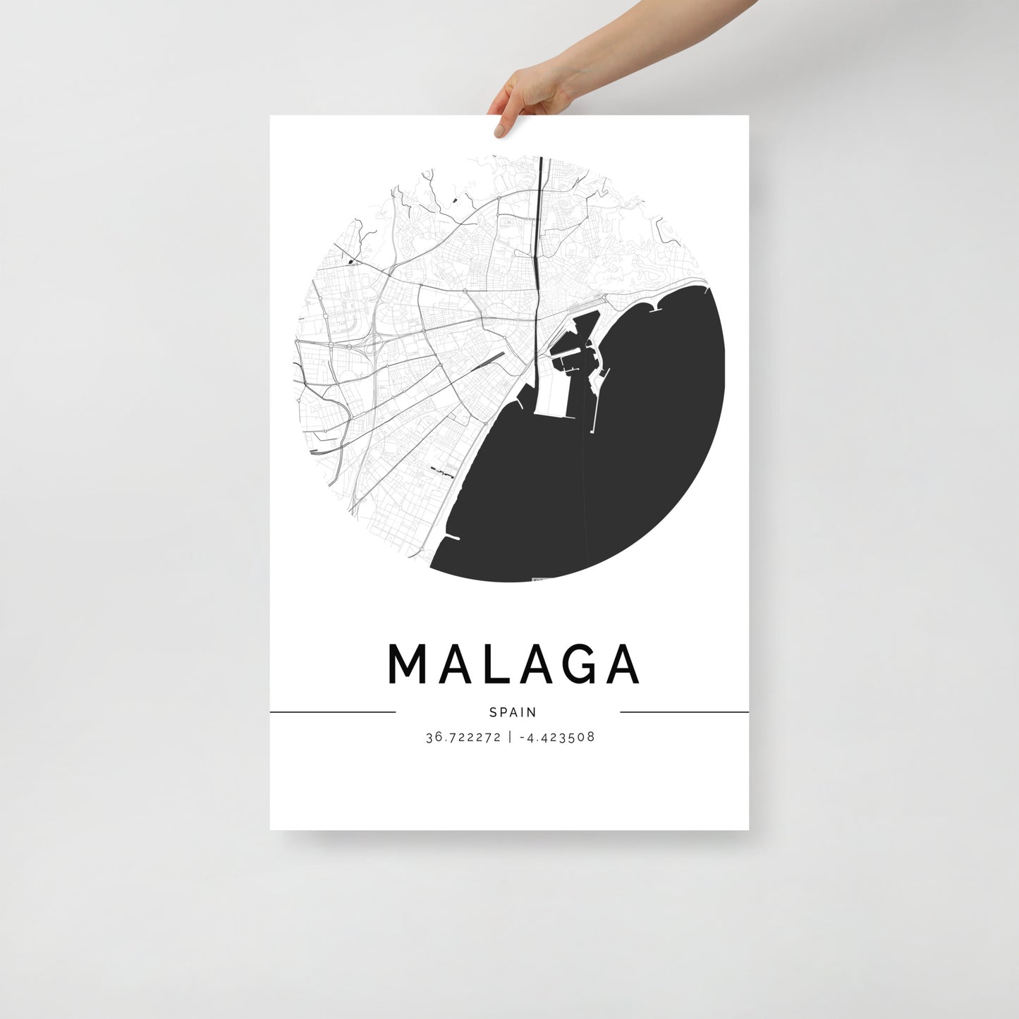 Malaga Map