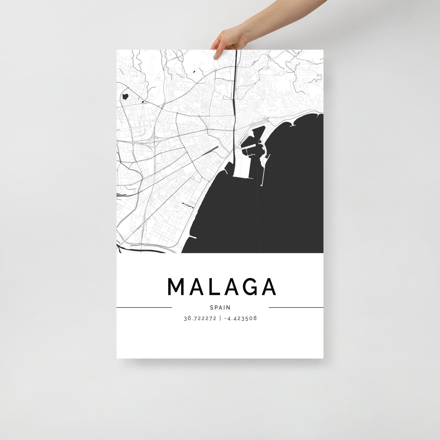 Malaga Map