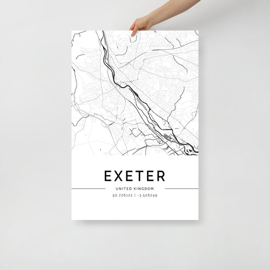 Exeter City Map