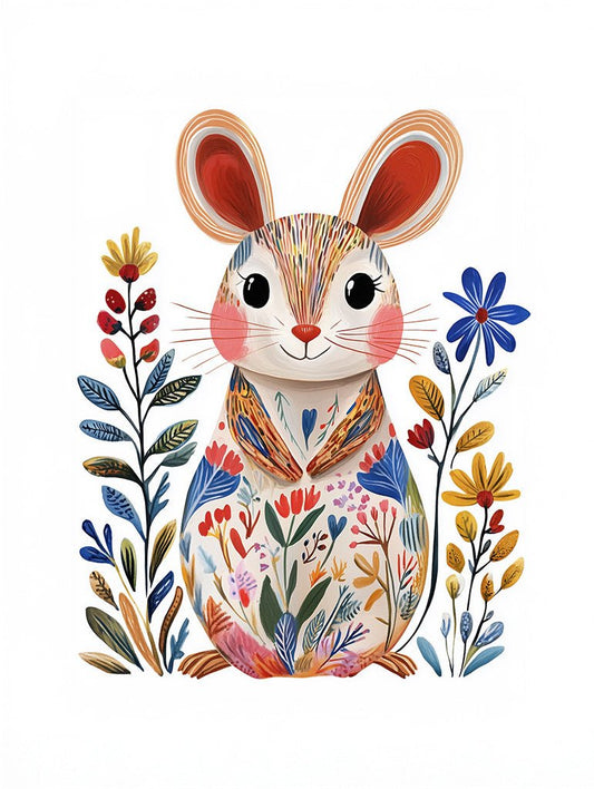 Flora Mouse Wall Art