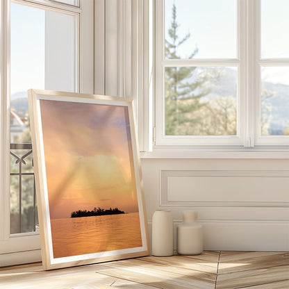 Golden Vietnam Island Sunset