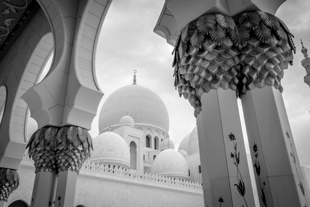 Grand Mosque Columns And Dome