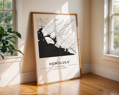 Honolulu City Map