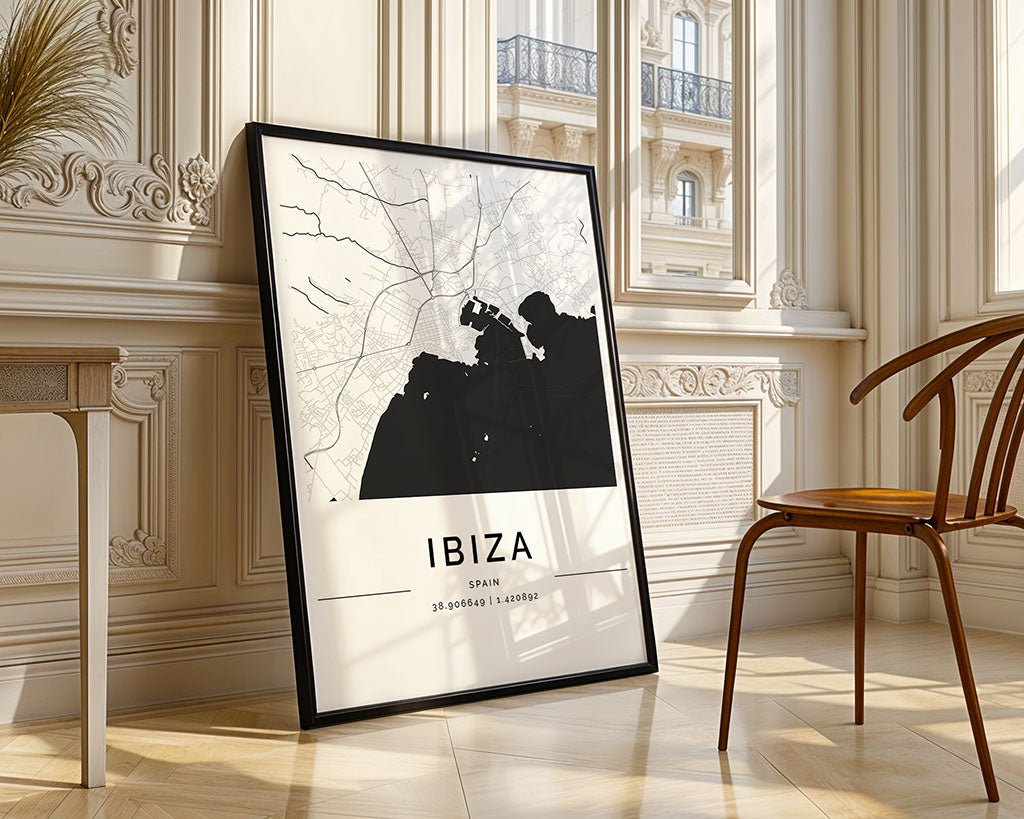 Ibiza City Map