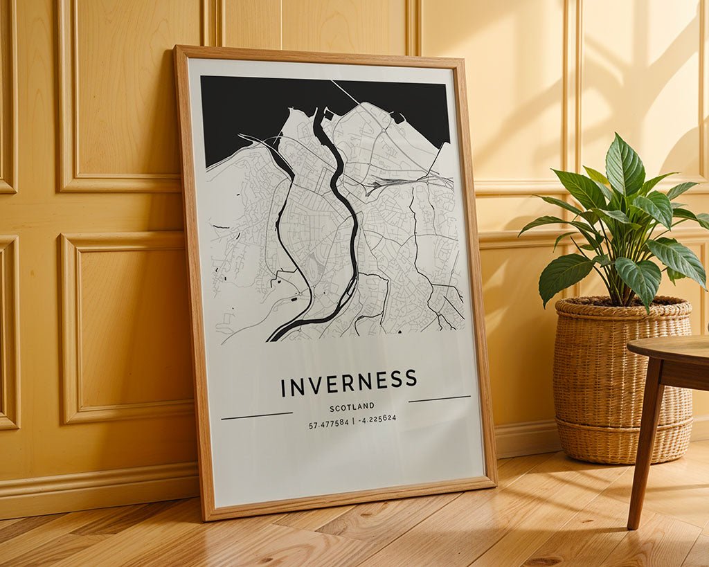 Inverness City Map