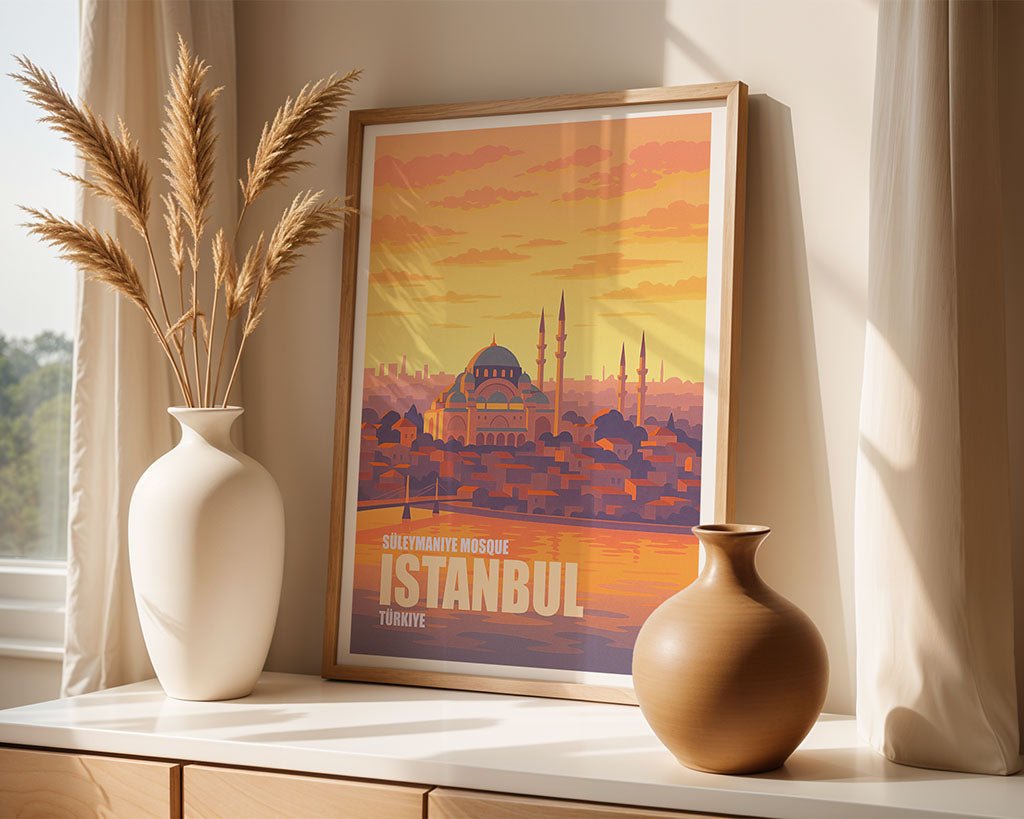 Istanbul Süleymaniye Mosque Sunset