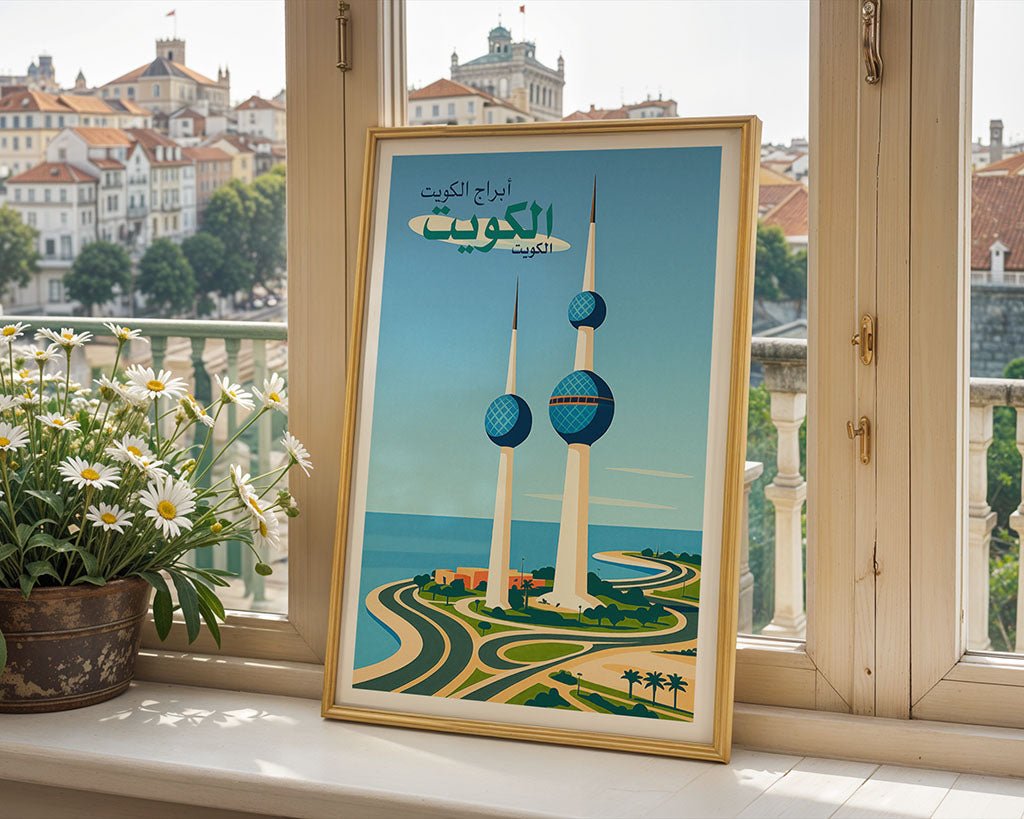 Kuwait Towers Coastal View