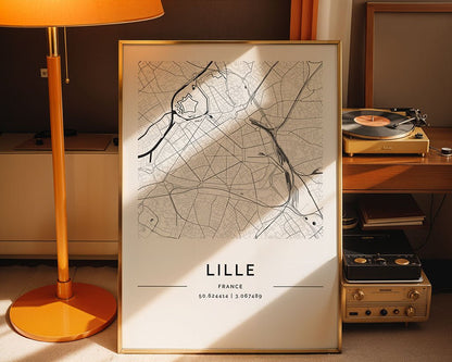 Lille City Map