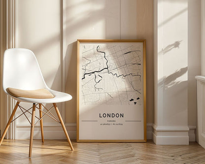 London, Ontario City Map
