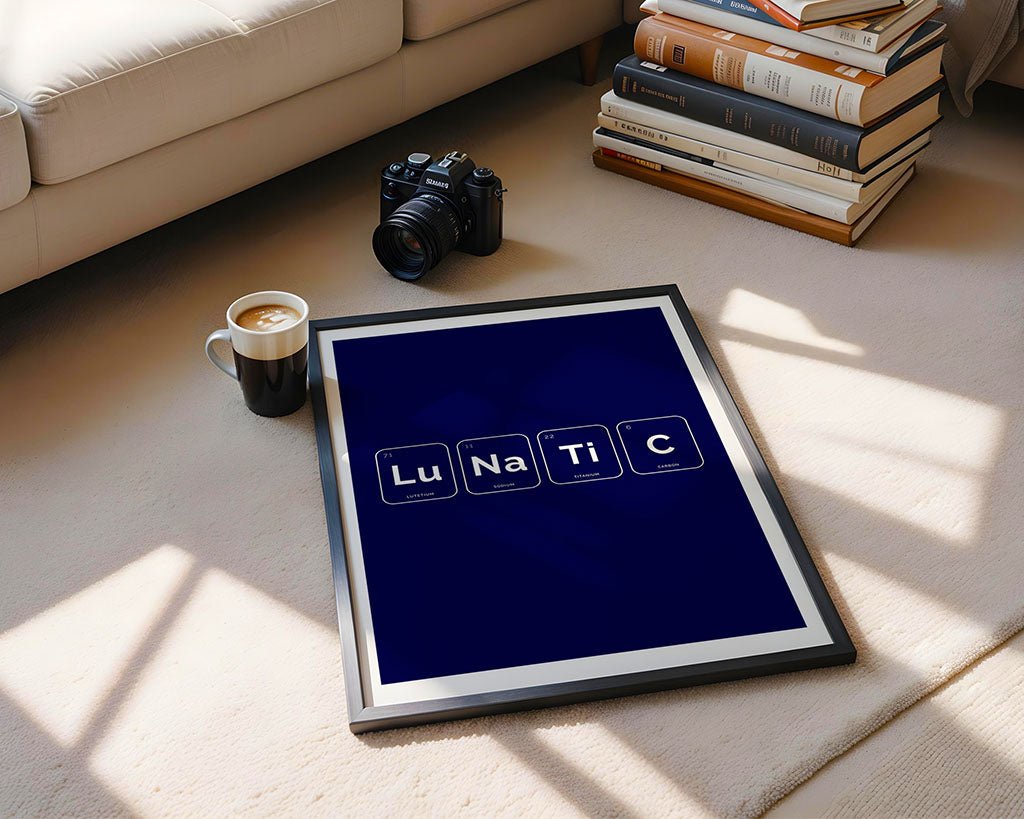 LUNATIC – Periodic Table Wall Art