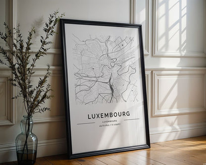 Luxembourg City Map