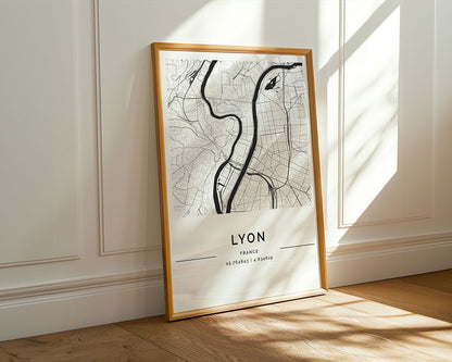 Lyon City Map