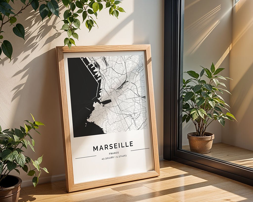 Marseille City Map