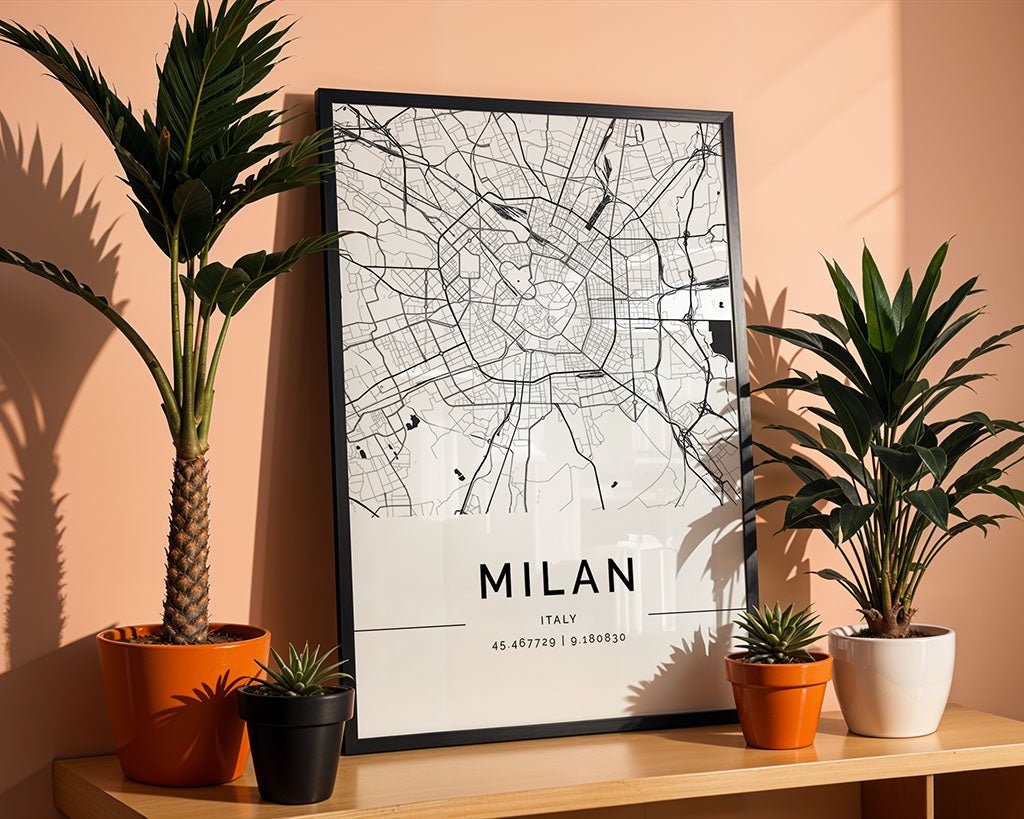 Milan City Map