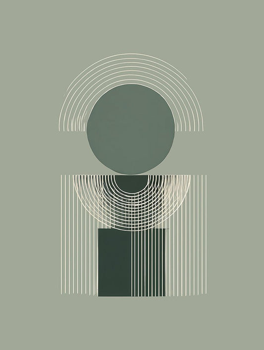 Minimalist Green Linework