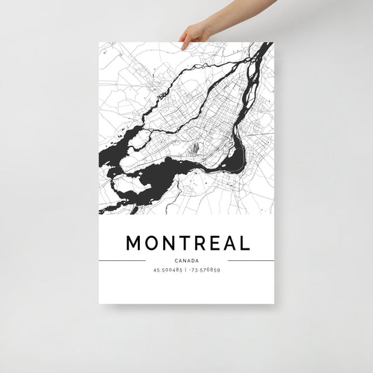 Montreal City Map