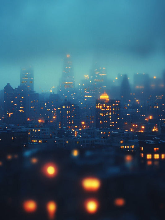 Moody Cityscape Wall Art