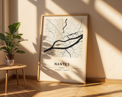 Nantes City Map