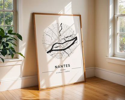 Nantes City Map