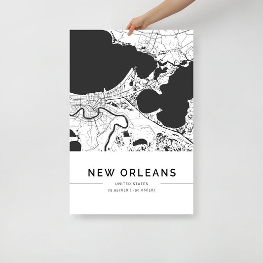 New Orleans City Map