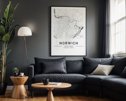 Norwich City Map