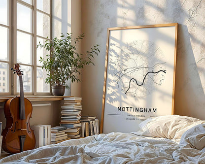 Nottingham City Map