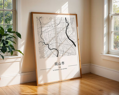 Okayama CIty Map