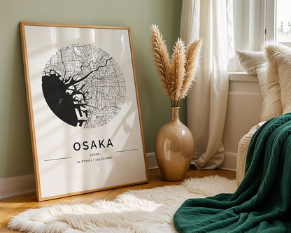 Osaka City Map