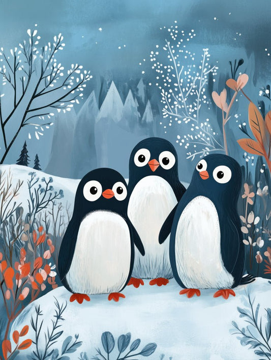 Penguin Pals Wall Art