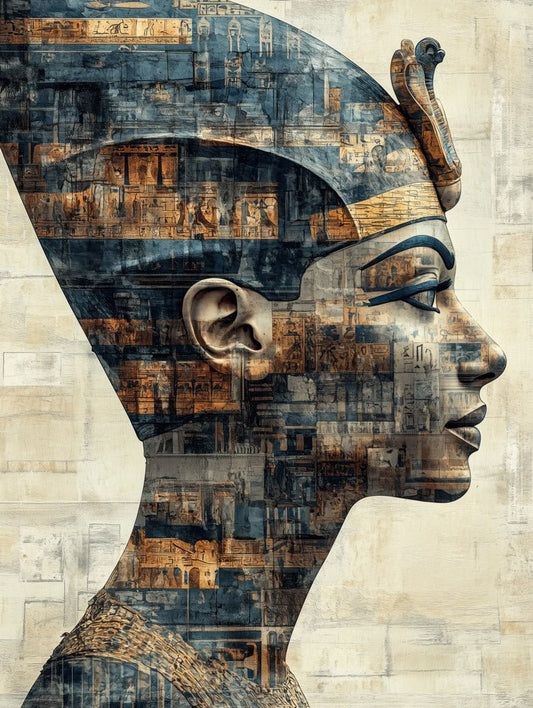 Pharaoh Mosaic Wall Art