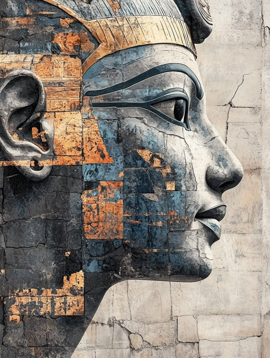 Pharaoh Mosaic Wall Art