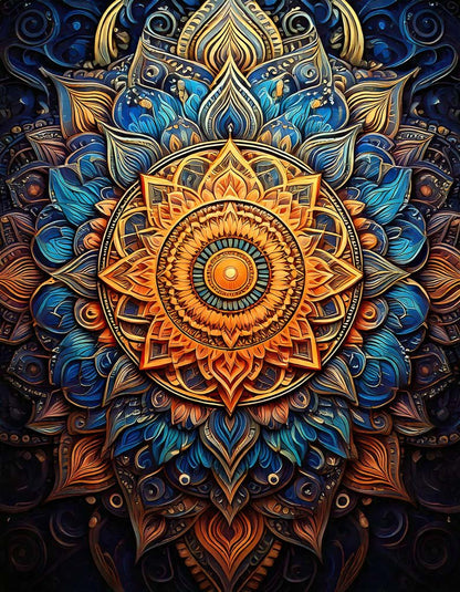 Psychedelic Mandala Fusion